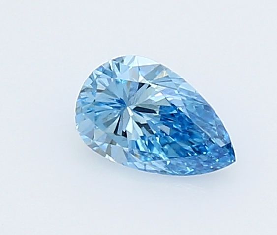 0.29 CT Fancy Vivid Blue PEAR
