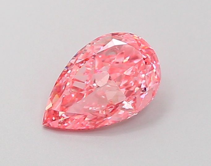 0.71 CT Fancy Vivid Pink PEAR