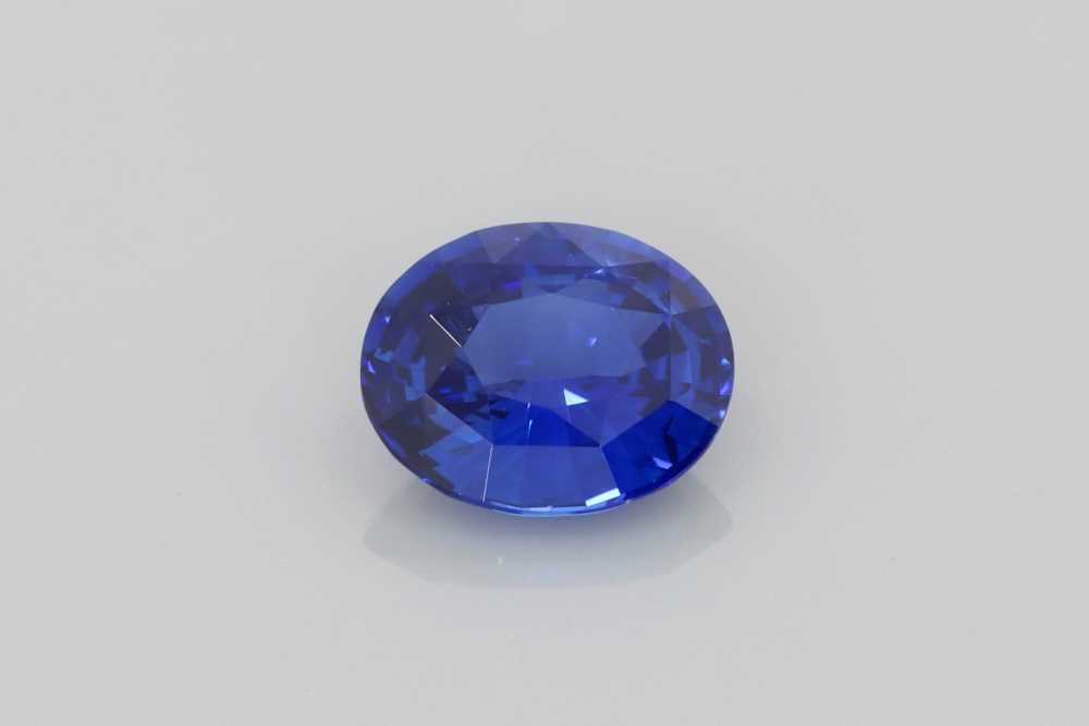 Szafir 1,16 ct, niebieski, szlif owalny