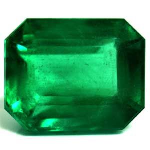 Szmaragd 7,33 ct, zielony, szlif szmaragdowy
