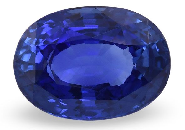 Szafir 6,58 ct, niebieski, szlif owalny