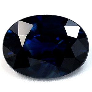 Szafir 1,30 ct, niebieski, szlif owalny
