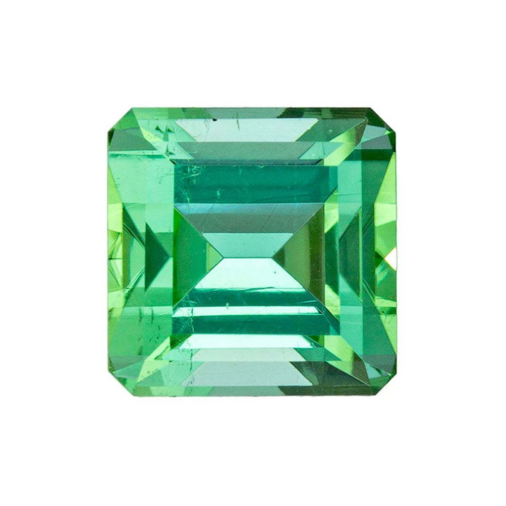 TOURMALINE FACETED 2.36ct GREEN SI AFGHANISTAN NONE