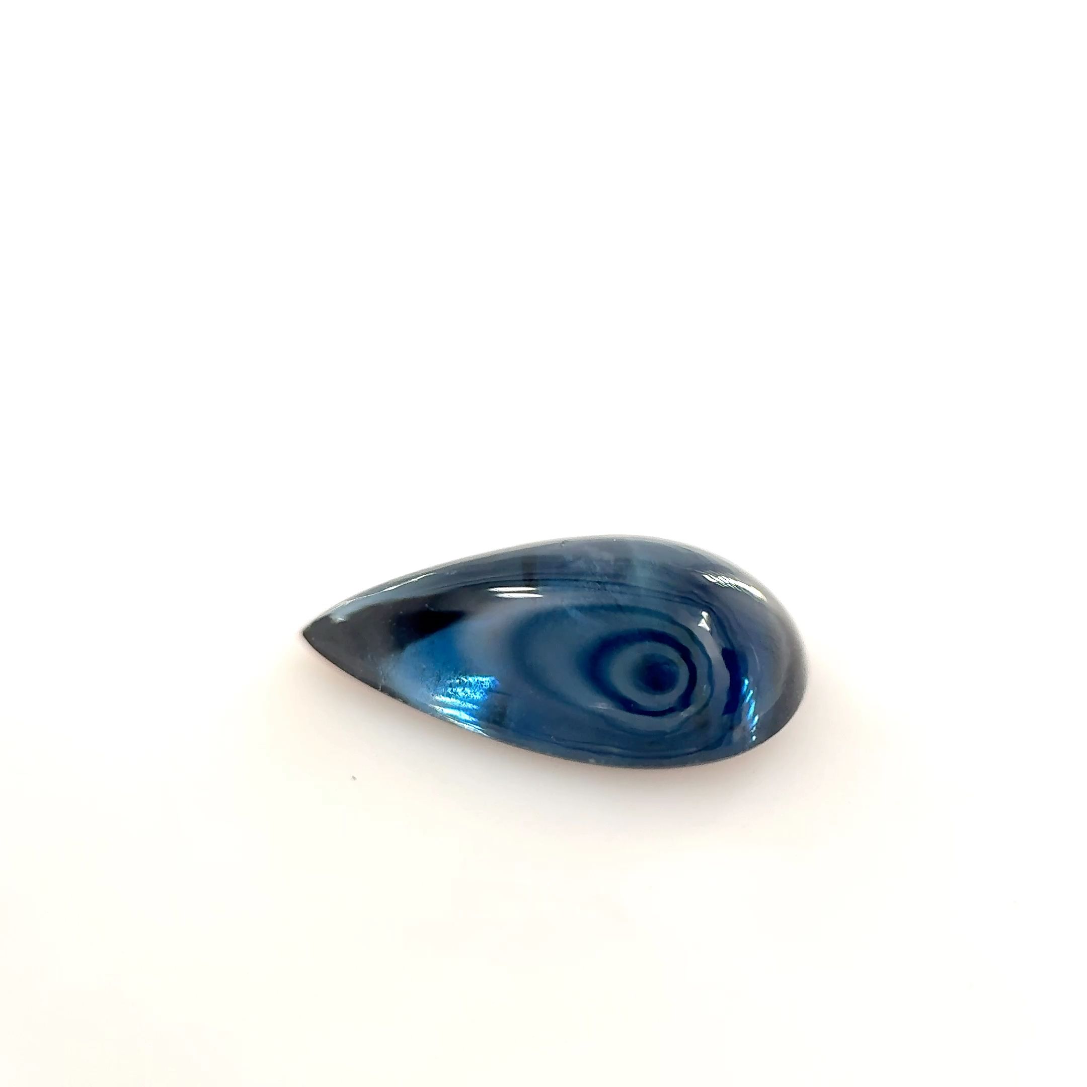 Szafir 1,82 ct, niebieski, kaboszon