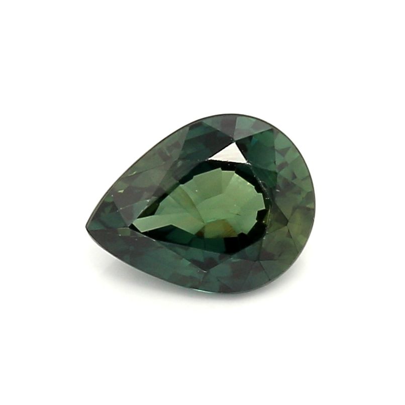 Szafir 1,49 ct, morski, szlif gruszka