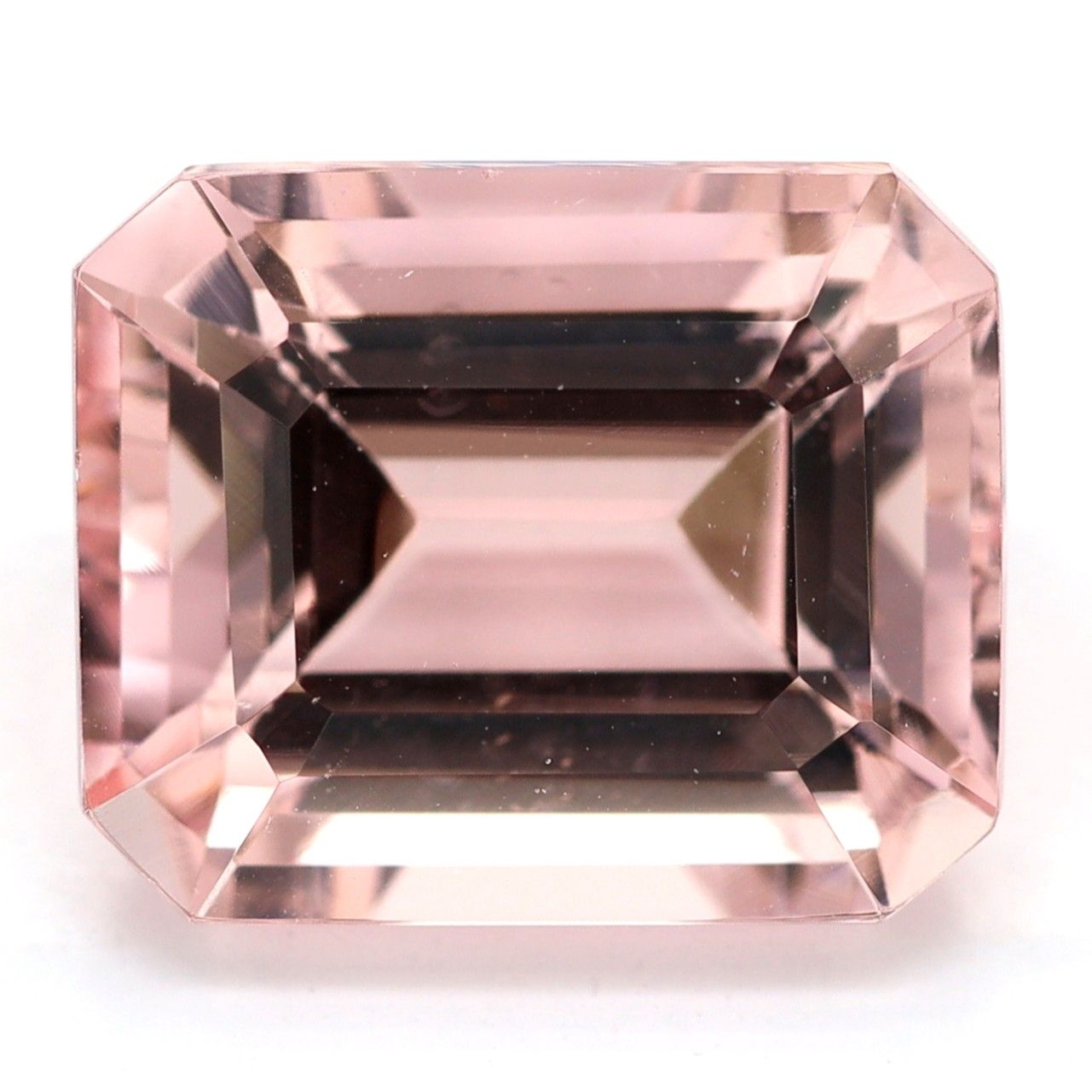 Morganit 4,79 ct, różowy, szlif szmaragdowy