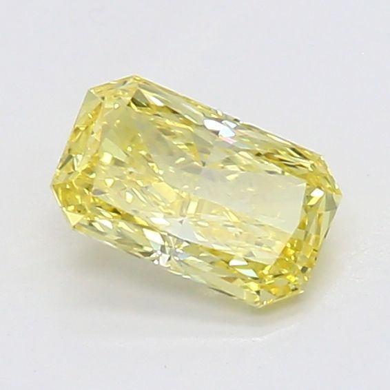 0.38 CT Fancy Vivid Yellow RADIANT
