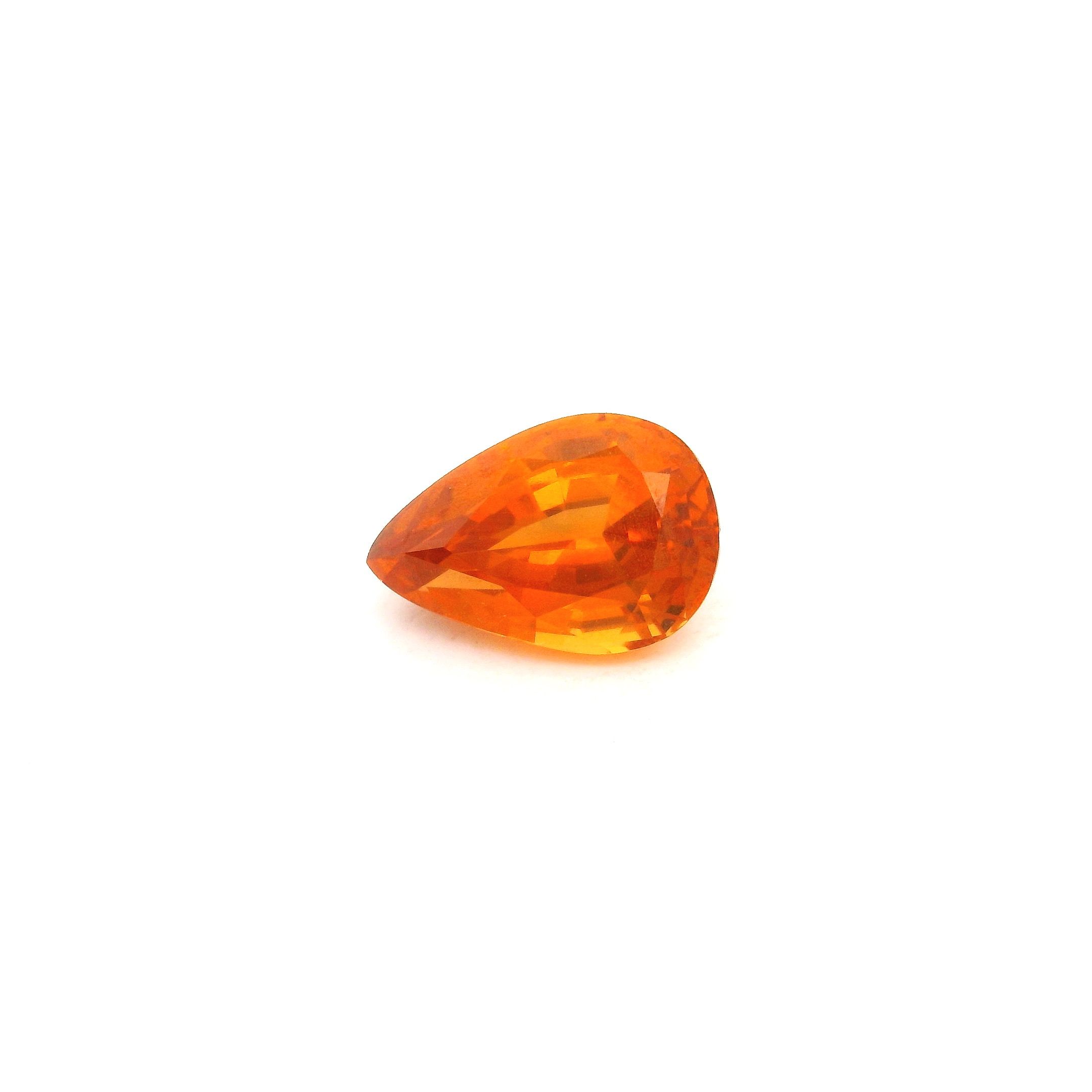 2.1 ct Pear garnet
