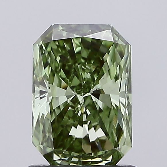 1.0 CT Fancy Vivid Green RADIANT