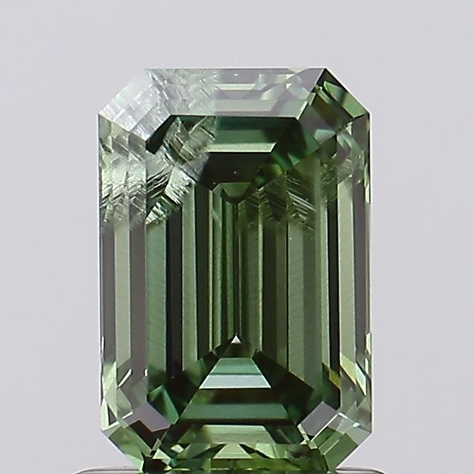1.07 CT Fancy Vivid Green EMERALD