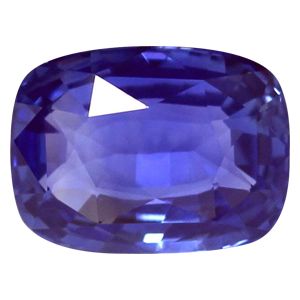 Szafir 3,28 ct, niebieski, szlif cushion