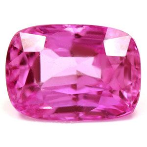 Szafir 1,66 ct, różowy, szlif cushion