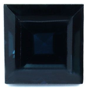Szafir 1,15 ct, niebieski, szlif kwadratowy