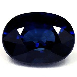 SAPPHIRE FACETED 1.99ct BLUE Intense Blue SI MADAGASCAR HEATED