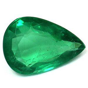 Szmaragd 1,71 ct, zielony, szlif gruszka