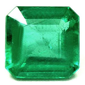 Szmaragd 2,10 ct, zielony, szlif szmaragdowy