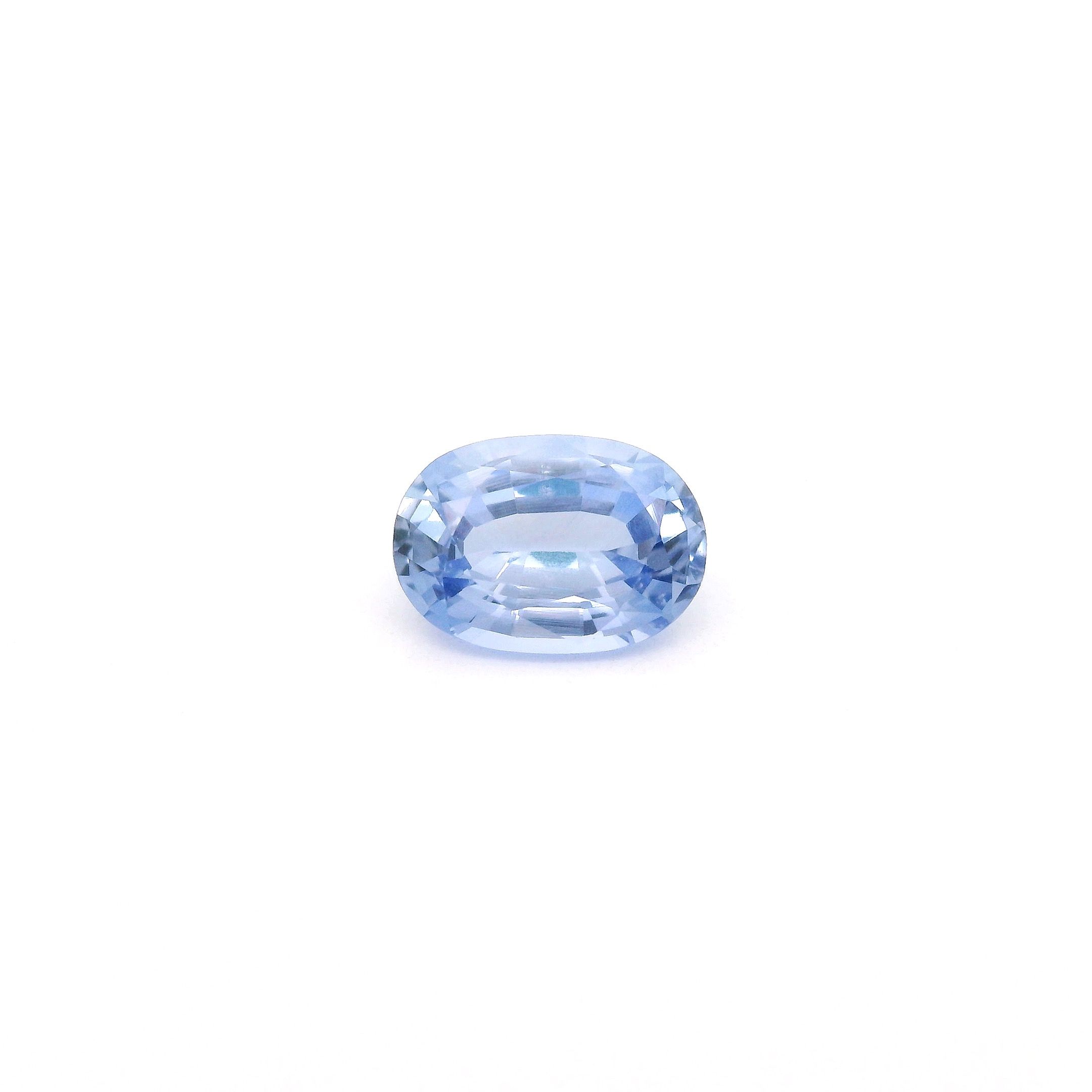 SAPPHIRE FACETED 1.03ct BLUE Light EC SRILANKA HEATED
