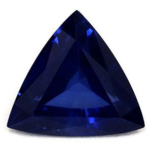 Szafir 1,45 ct, niebieski, szlif trilliant