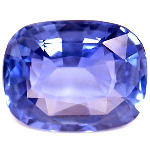 Szafir 2,36 ct, niebieski, szlif cushion