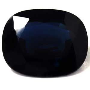 Szafir 2,72 ct, niebieski, szlif cushion