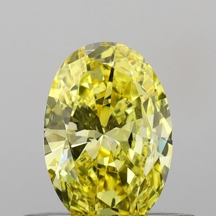 0.48 CT Fancy Vivid Yellow OVAL