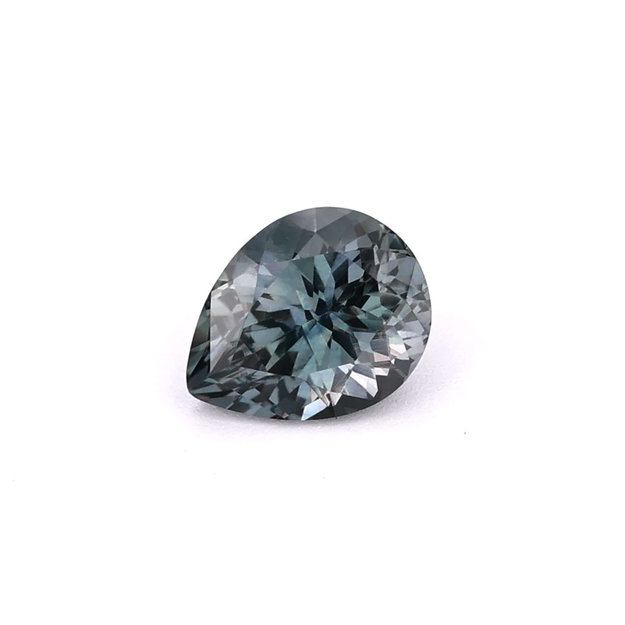 SAPPHIRE FACETED 0.89ct GREEN GREEN EC UNITEDSTATES HEATED