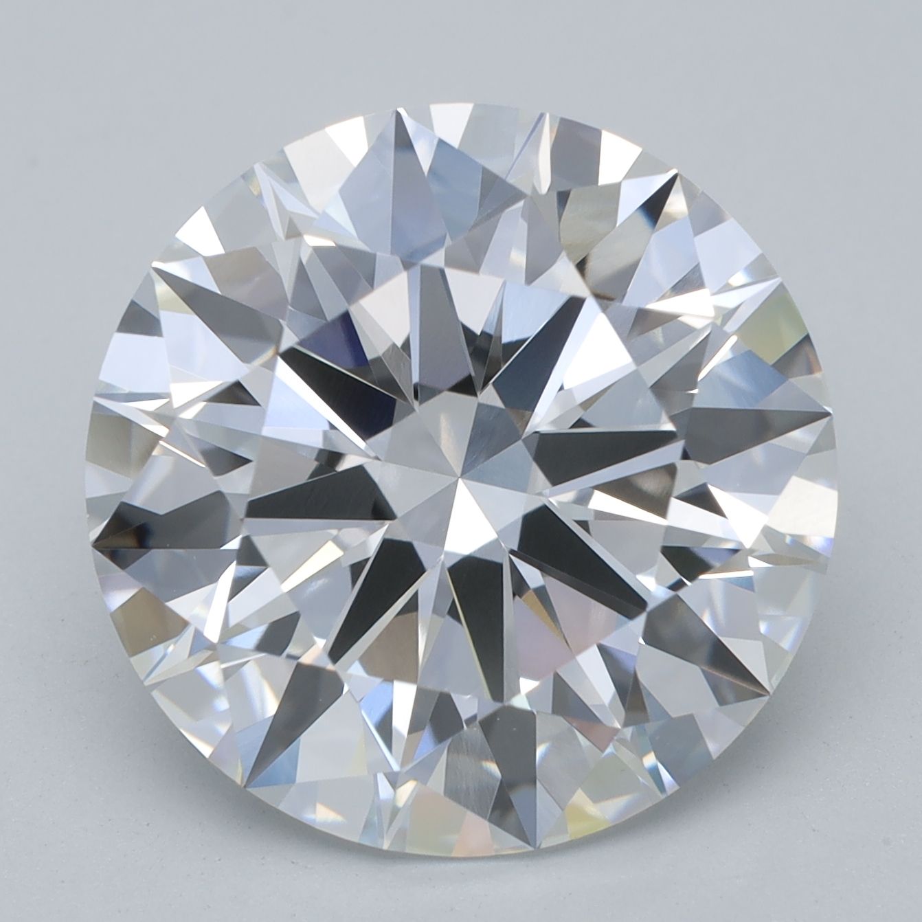 ROUND 6.43ct E VVS2 EX EX EX NON