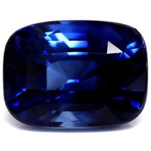Szafir 2,03 ct, niebieski, szlif cushion