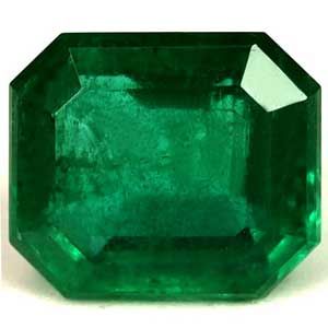 Szmaragd 1,70 ct, zielony, szlif szmaragdowy