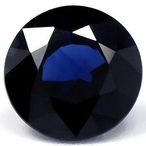 SAPPHIRE FACETED 1.88ct BLUE Navy Blue EC MADAGASCAR HEATED