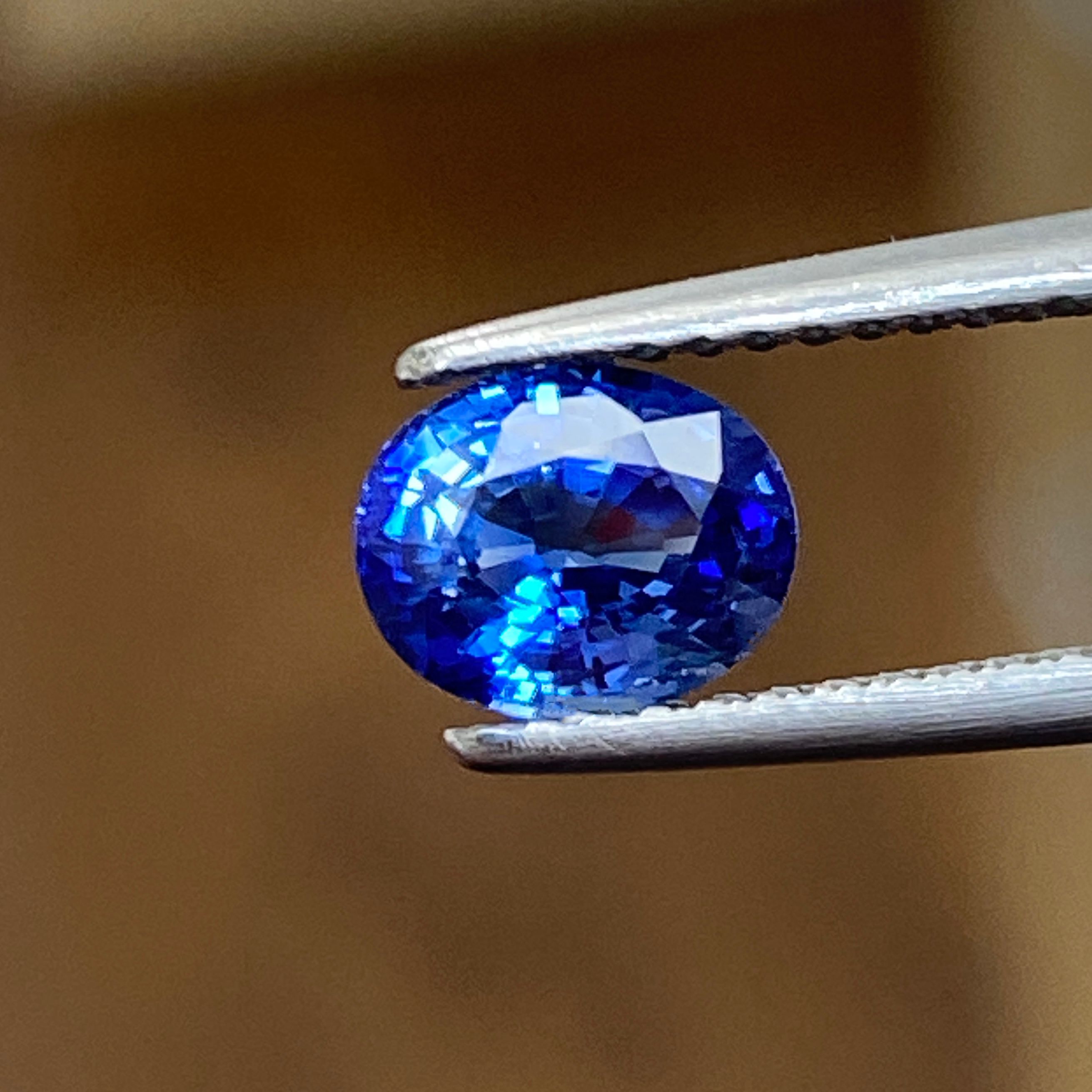SAPPHIRE FACETED 1.19ct BLUE Blue EC SRILANKA HEATED