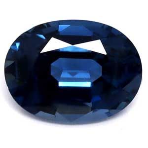 Szafir 1,47 ct, niebieski, szlif owalny