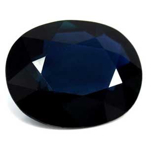 Szafir 2,39 ct, niebieski, szlif owalny