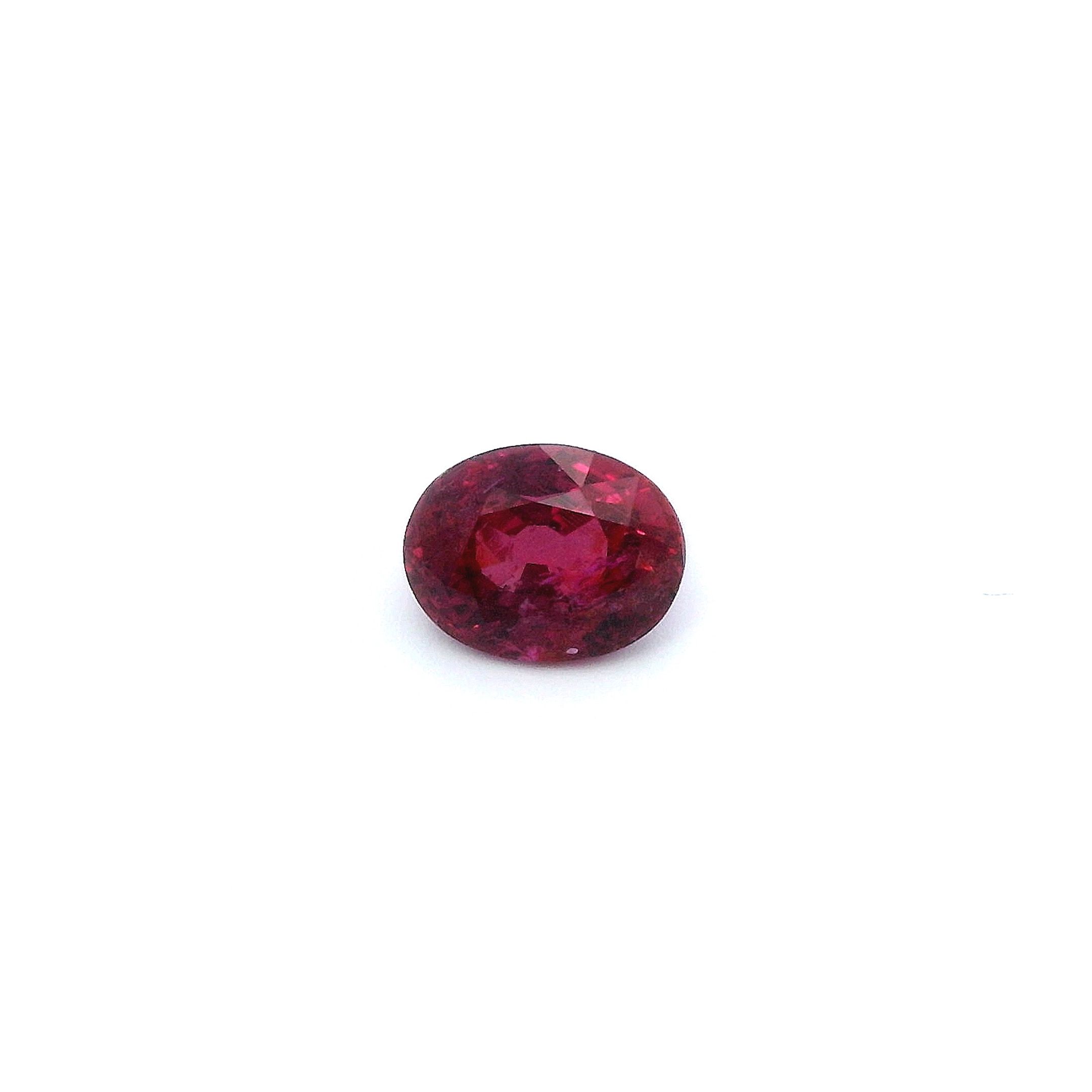 1.71 ct Oval ruby