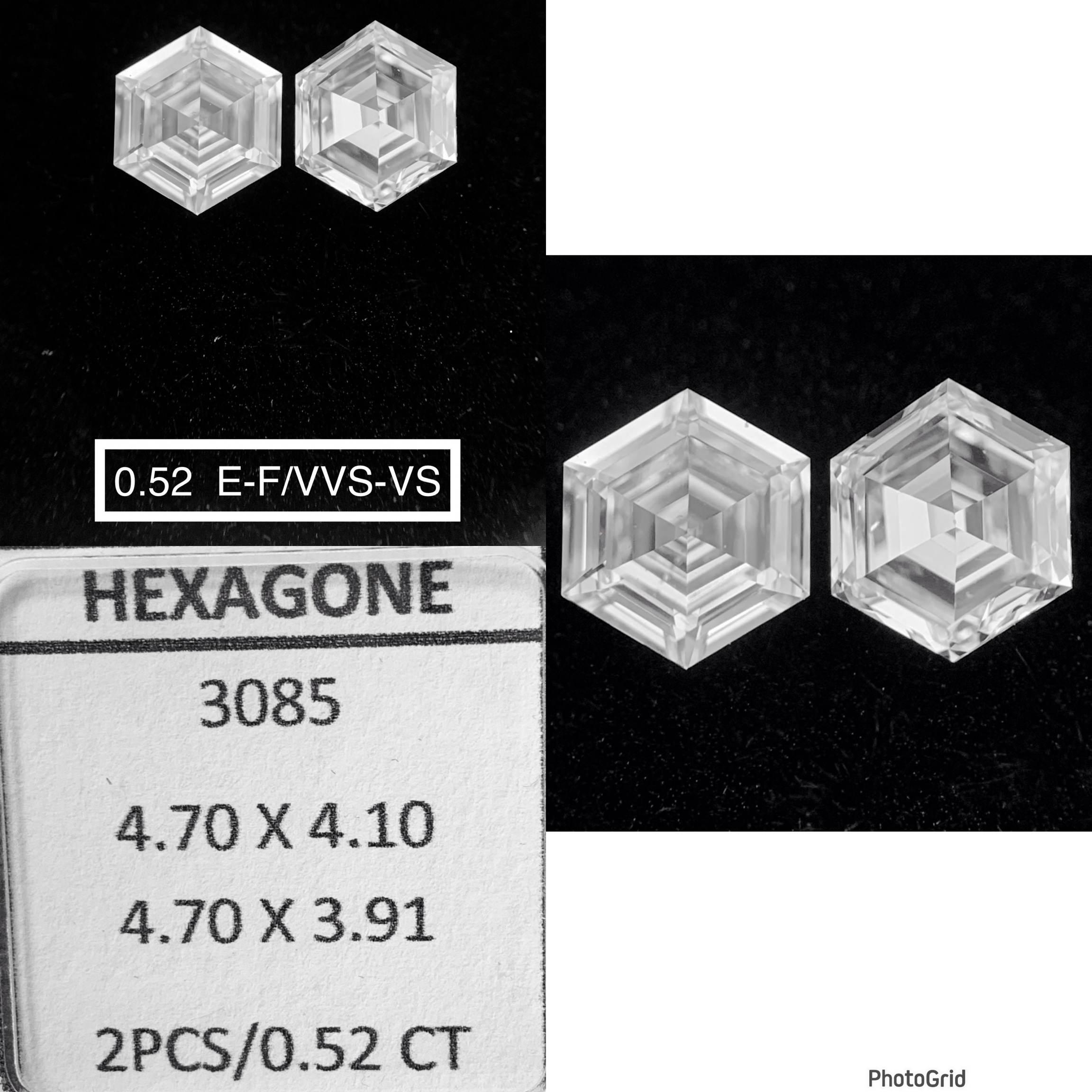 Prírodný diamant hexagonal,...
