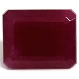 Rubin 5,34 ct, czerwony, szlif szmaragdowy