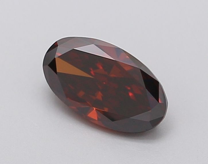 0.83 CT Fancy Deep Orange OVAL
