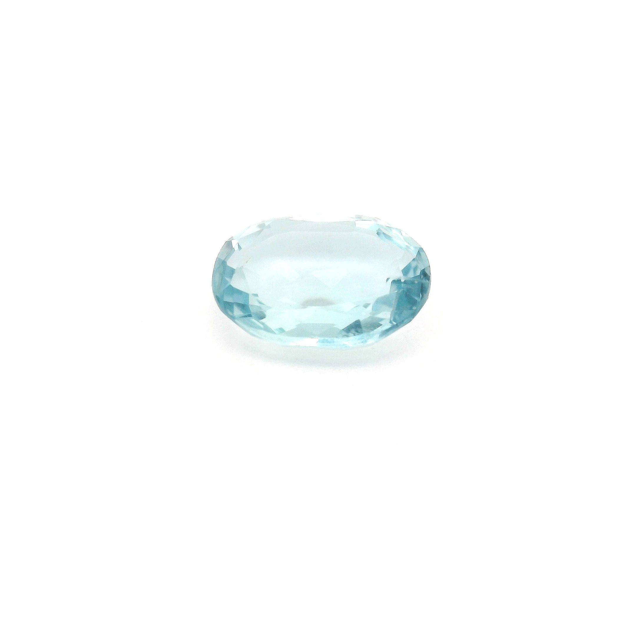 Akwamaryn 1,27 ct, niebieski, szlif owalny