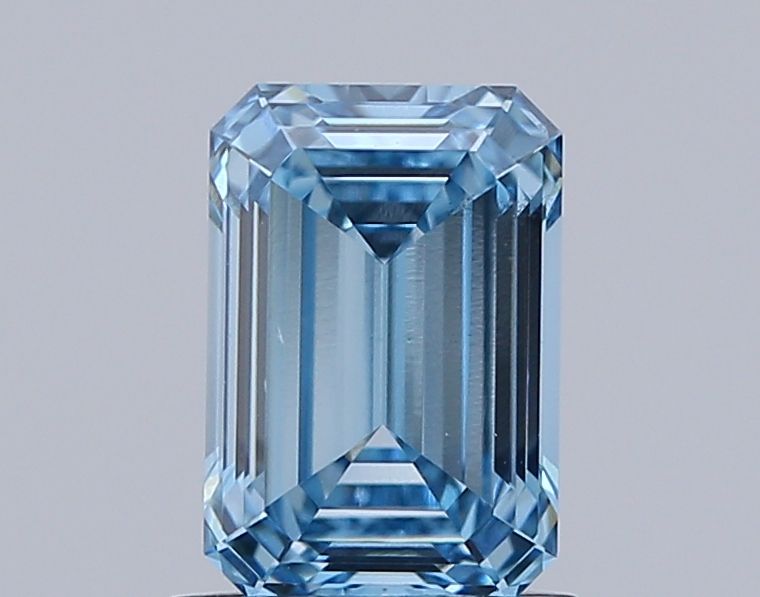 1.18 CT Fancy Vivid Blue EMERALD