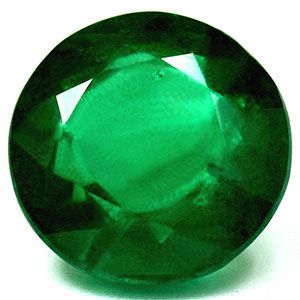 Szmaragd 9,38 ct, zielony, szlif okrągły