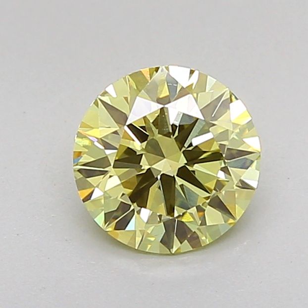 0.94 CT Fancy Vivid Yellow ROUND
