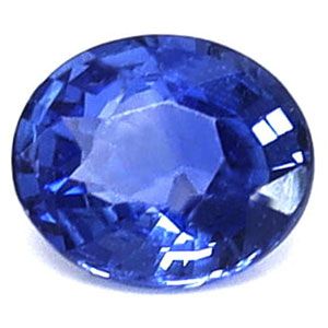 Szafir 1,03 ct, niebieski, szlif owalny