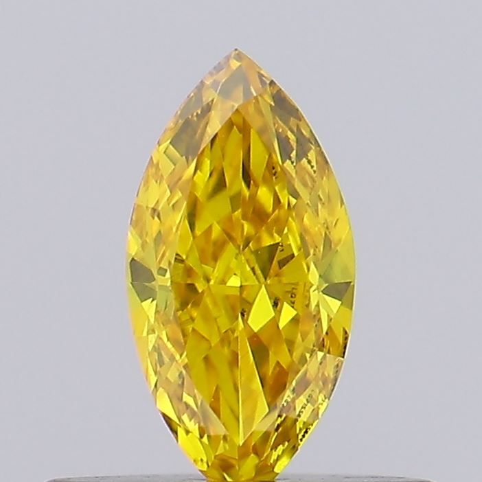 0.3 CT Fancy Vivid Yellow MARQUISE