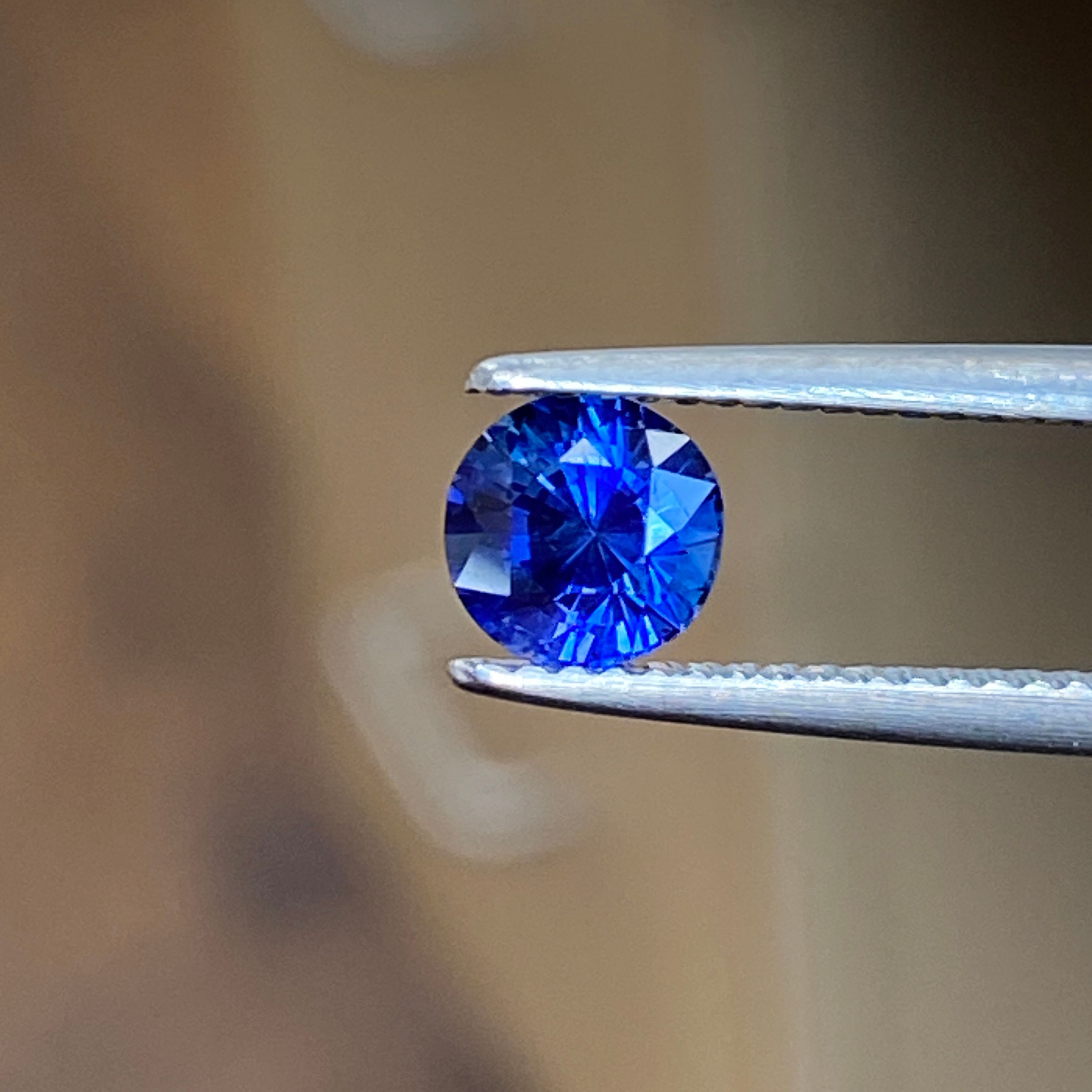 SAPPHIRE FACETED 1.0ct BLUE Blue EC SRILANKA HEATED