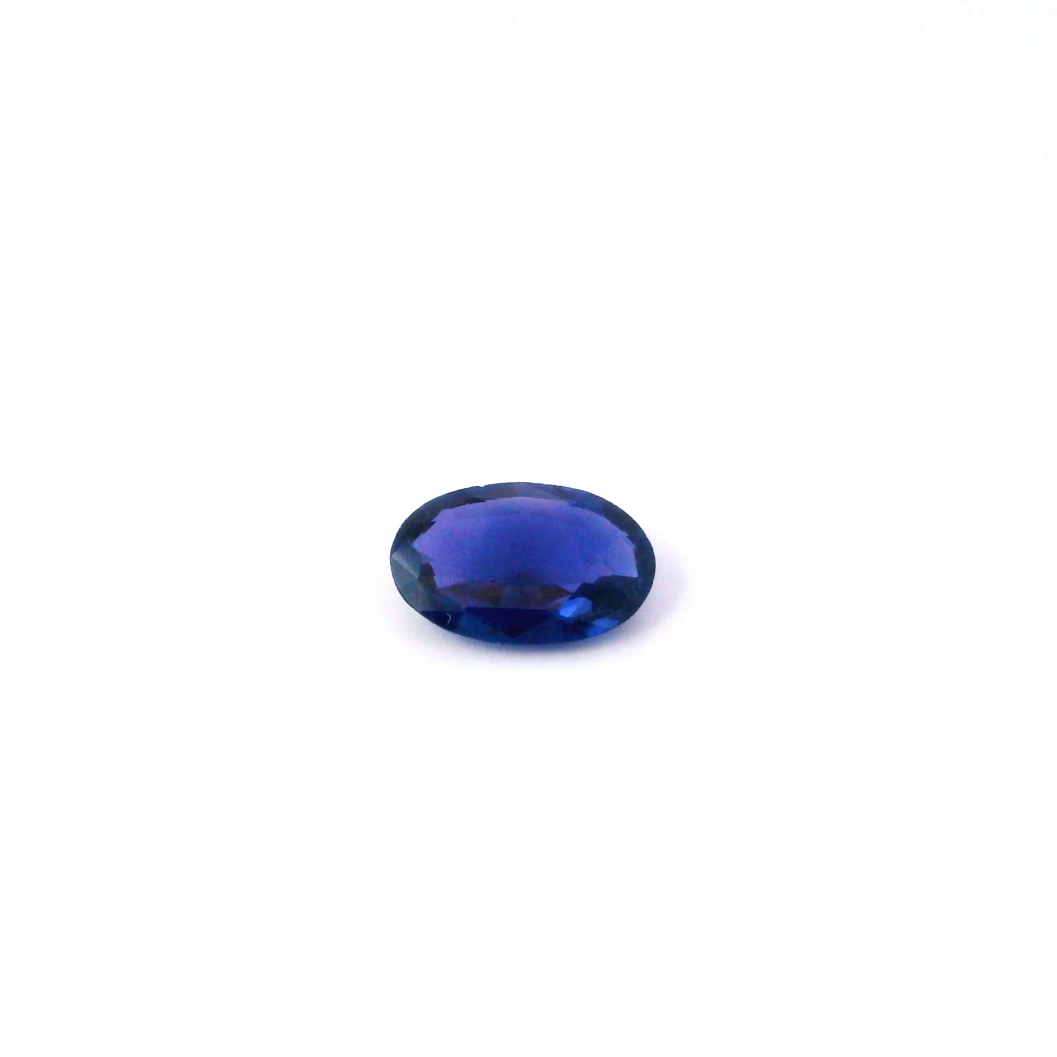 Szafir 1,26 ct, niebieski, szlif owalny