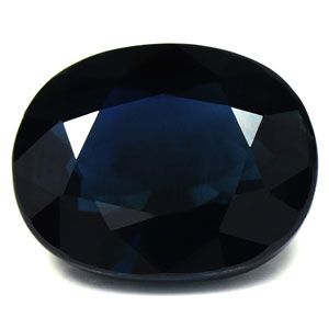 Szafir 2,43 ct, niebieski, szlif owalny
