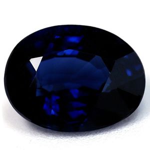 SAPPHIRE FACETED 1.58ct BLUE Deep Blue EC MADAGASCAR HEATED