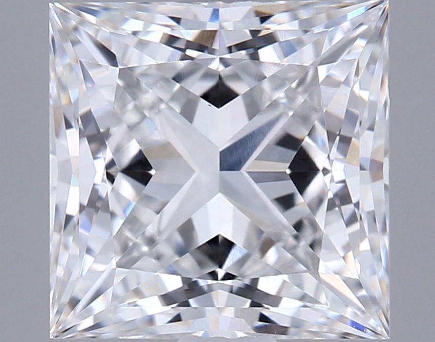 Diamant Princesse 2.05 ct - Couleur D - Pureté VVS2