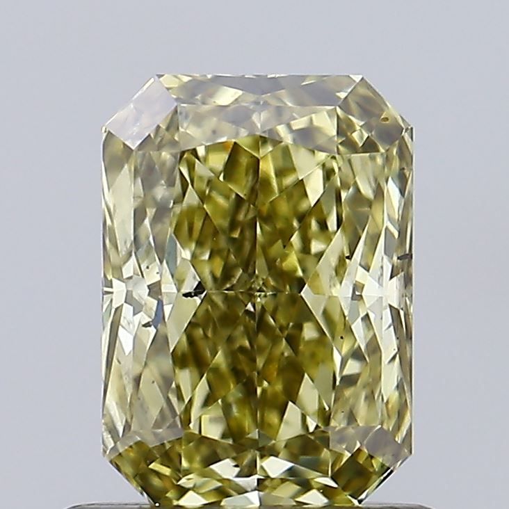0.92 CT Fancy Gray Yellow RADIANT