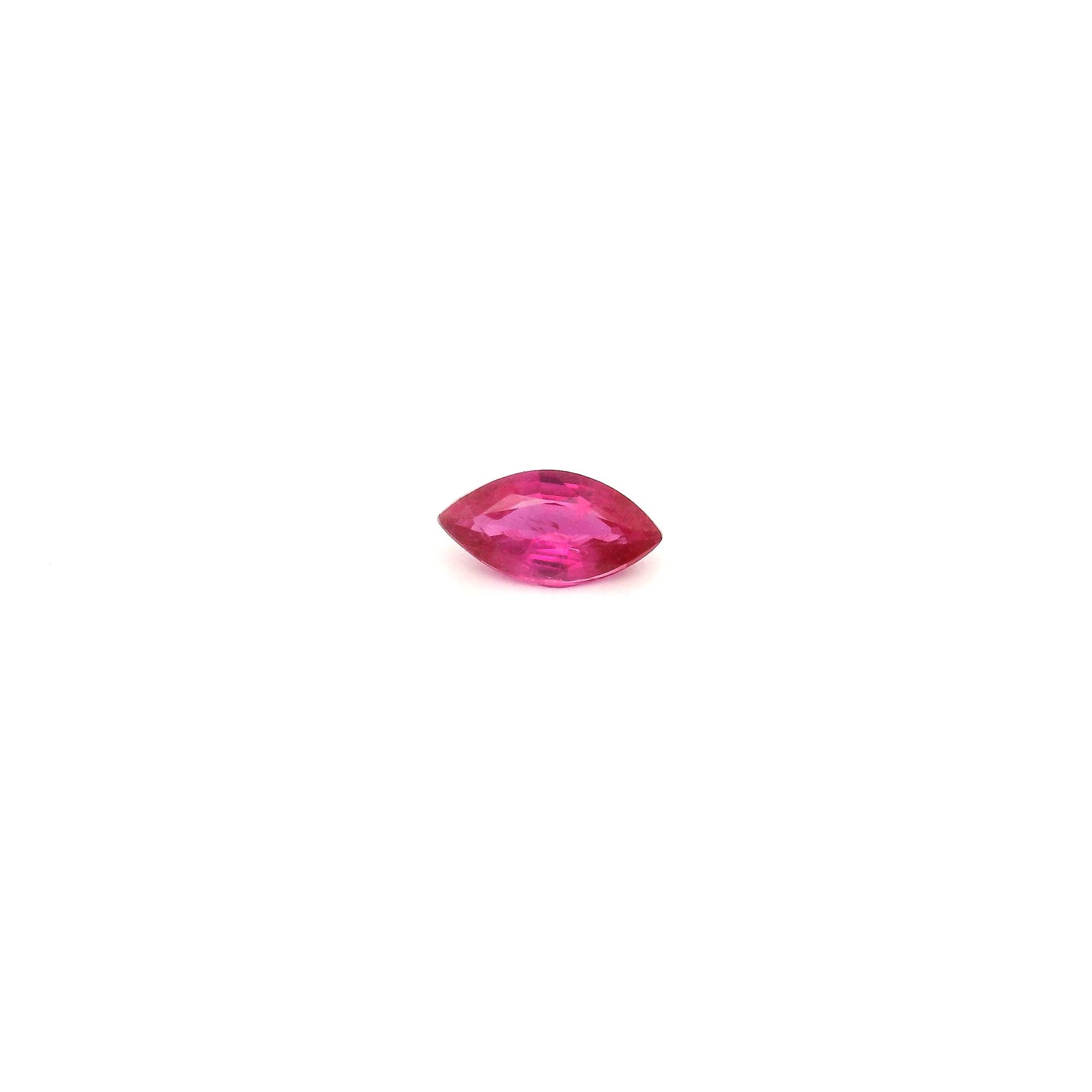 RUBY FACETED 0.19ct RED Intense SI MOZAMBIQUE NONE